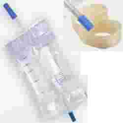 SACCA PER URINA DA GAMBA RIX8 CAPIENZA 750ML + 2LACCI 8 PEZZI