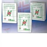 GARZA COMPRESSA STERILE CURAMED 12/8 18X40CM 12 PEZZI