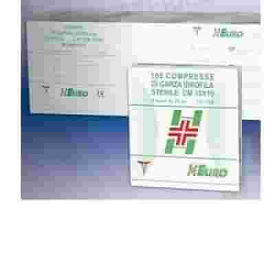 GARZA COMPRESSA CURAMED 36X40CM STERILE 12 PEZZI