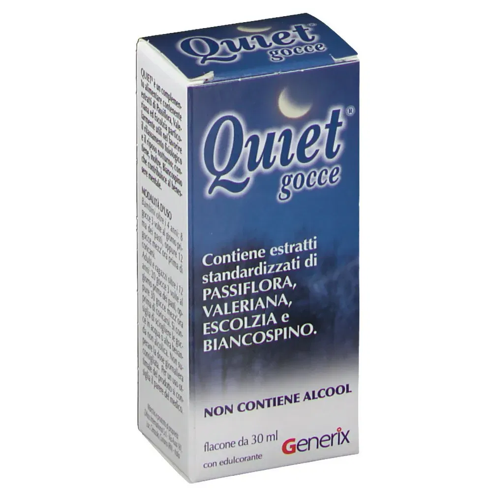 Integratore Quiet Gocce per il riposo notturno, 30ml