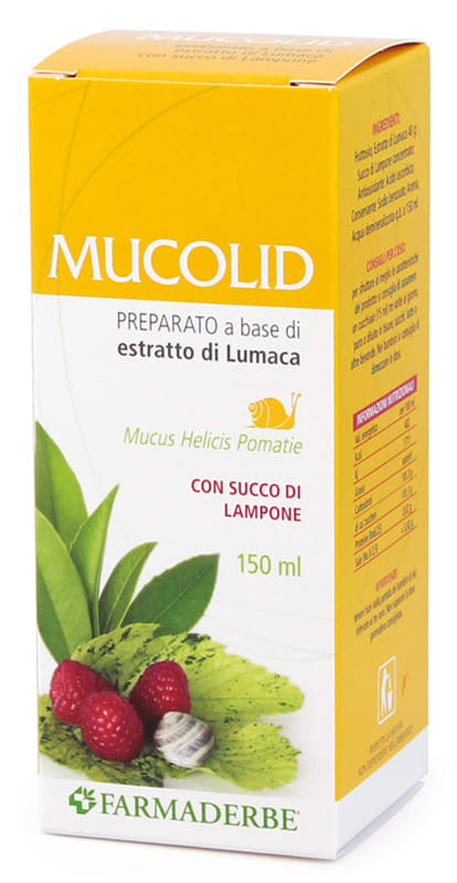 Mucolid sciroppo alla lumaca e lampone, 150ml