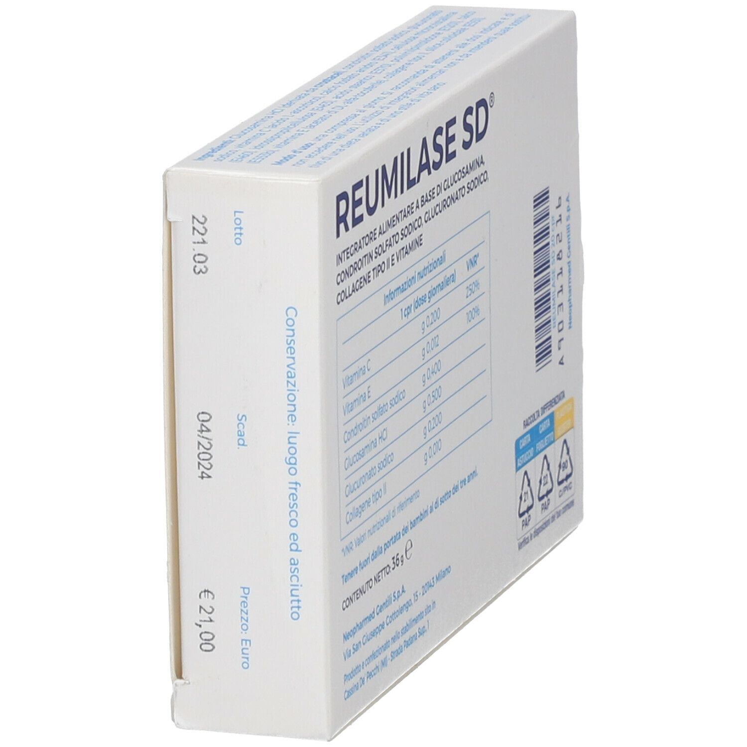 REUMILASE SD 20 COMPRESSE