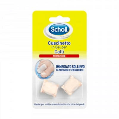 CUSCINETTI PROTETTIVI PER PIEDI CALLI SCHOLL GELACTIV 2 PEZZI