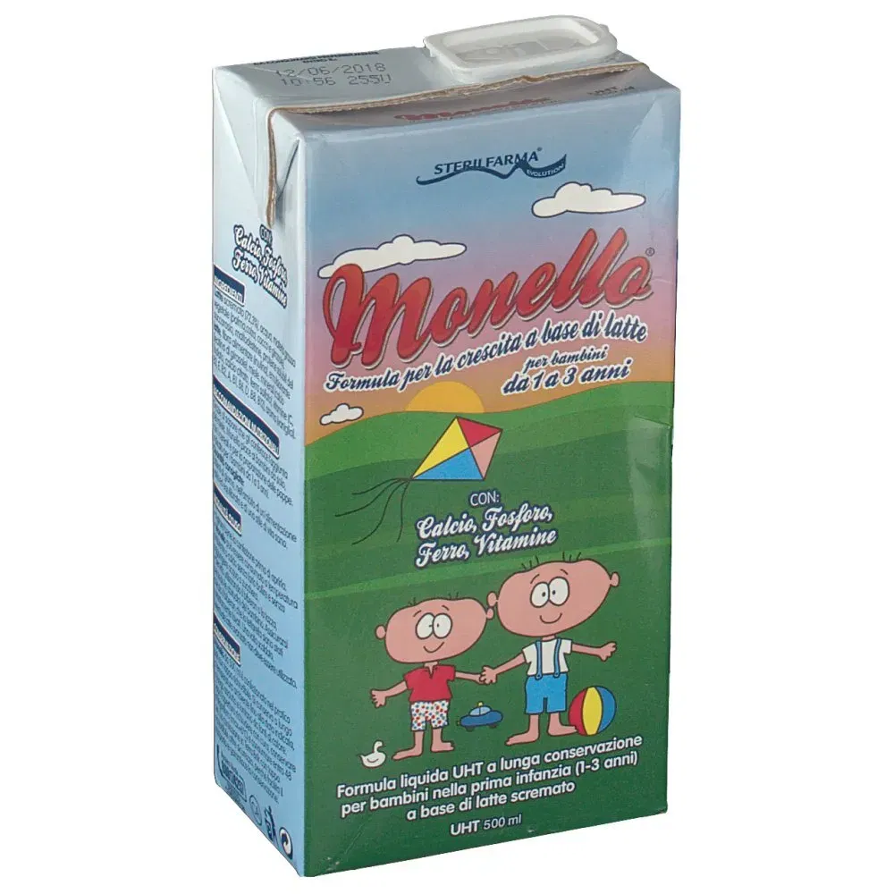Latte Crescita Monello per bambini da 1 a 3 anni, 500ml