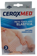 CEROXMED RETE TUBOLARE CAL 5,5 CINTURA OMBELICALE 45 CM 3 PEZZI