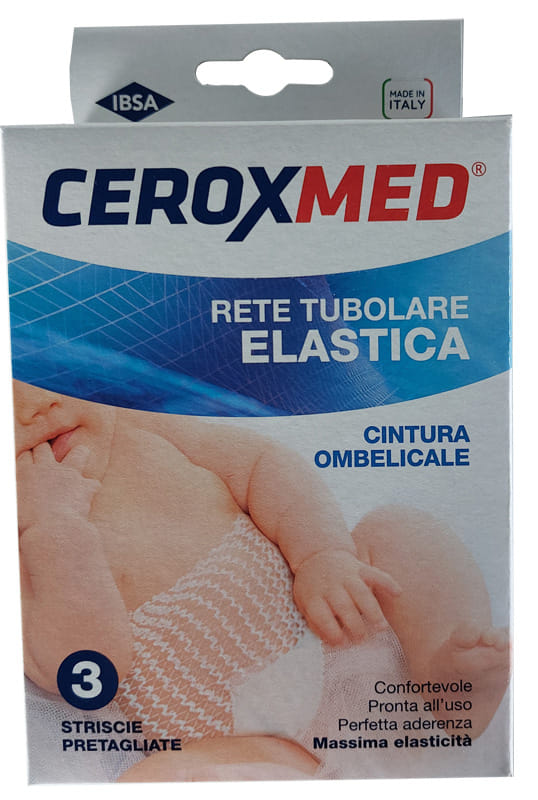 Rete tubolare Ceroxmed cintura ombelicale, 3 pezzi 45cm