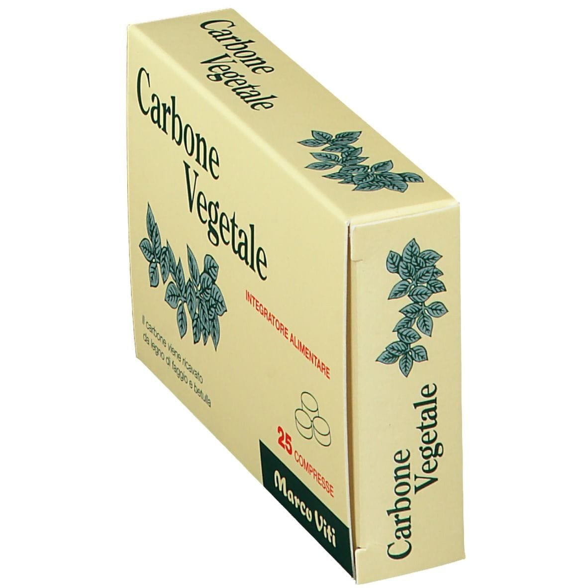 Integratore Carbone Vegetale Marco Viti, 25 compresse