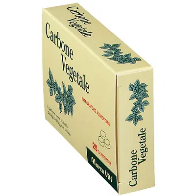 CARBONE VEGETALE 25 COMPRESSE CARBONE VEGETALE 25 COMPRESSE