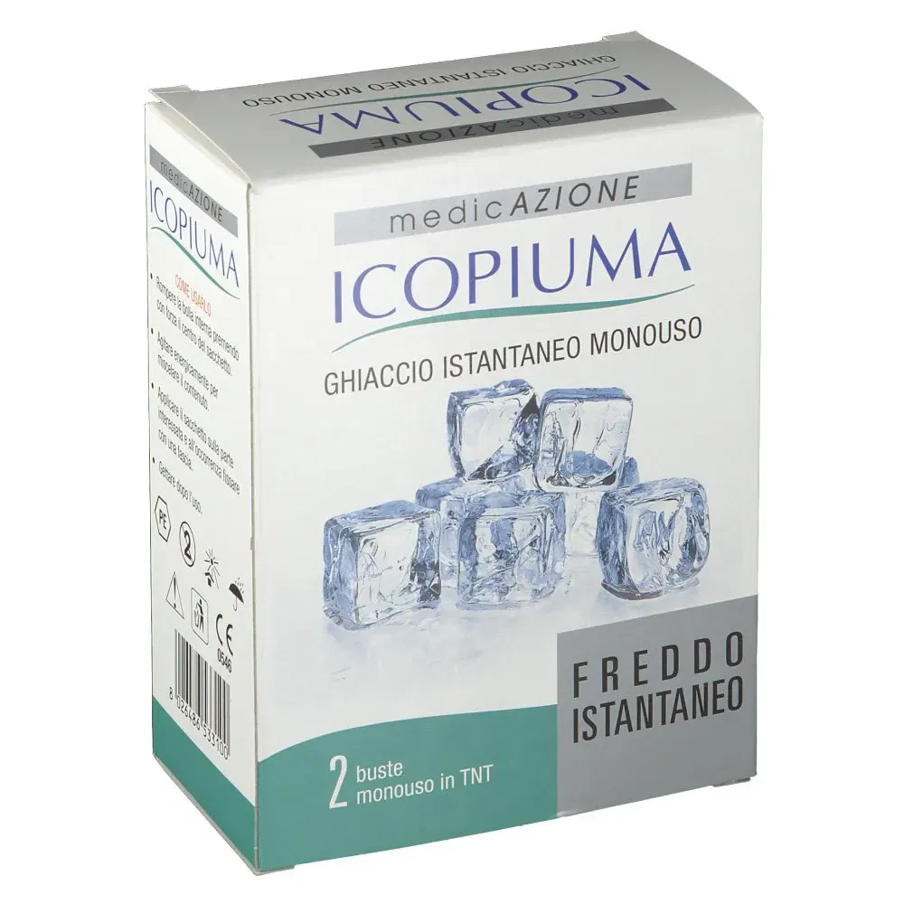 Ghiaccio Istantaneo Monouso Icopiuma Krio, 2 buste