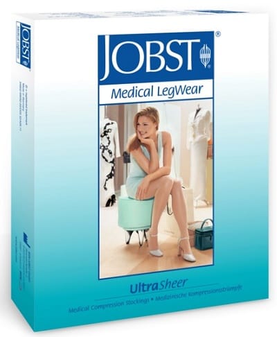 Collant compressivo JOBST UltraSheer 15-20mmHg, sabbia