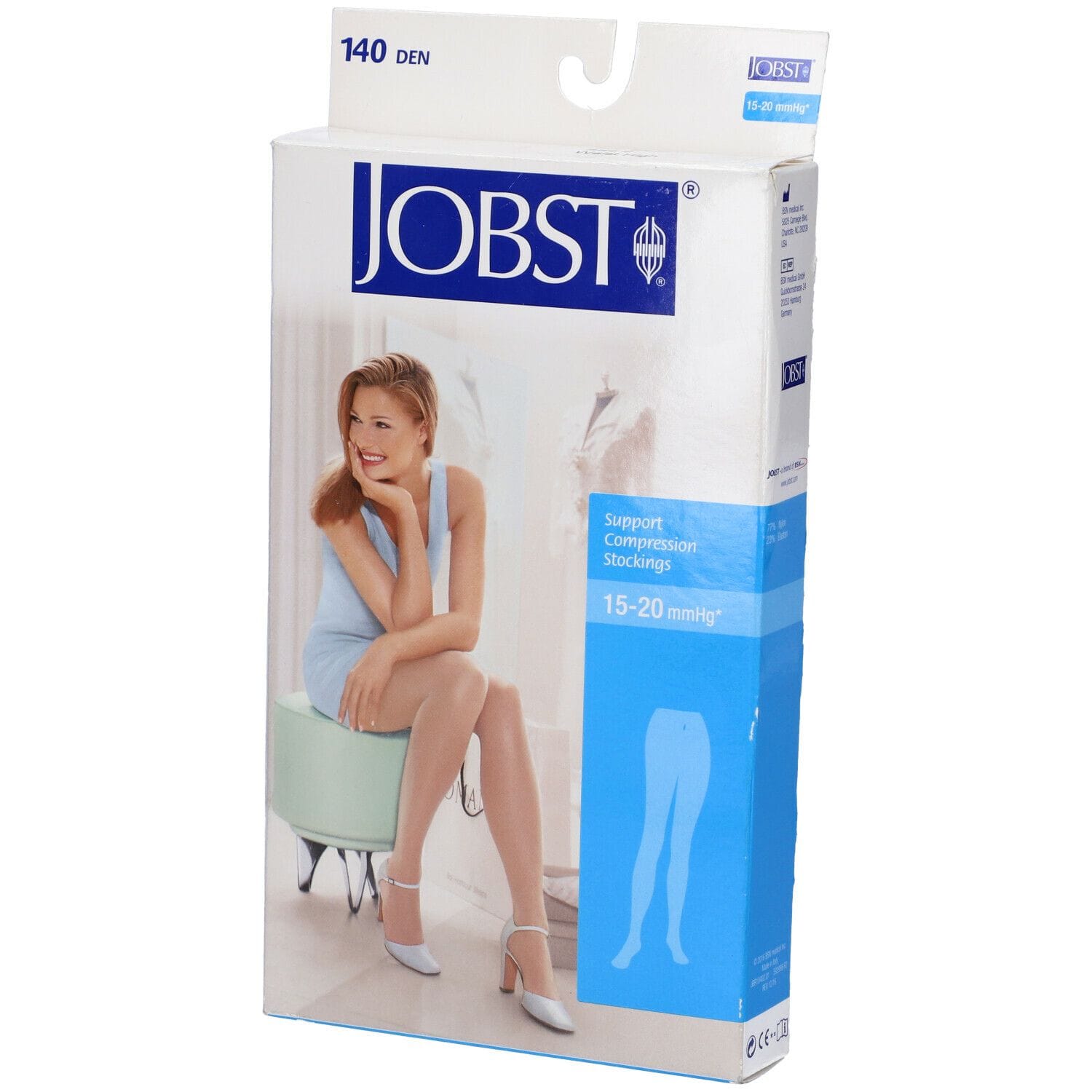 Collant compressivo JOBST UltraSheer 15-20mmHg colore nero