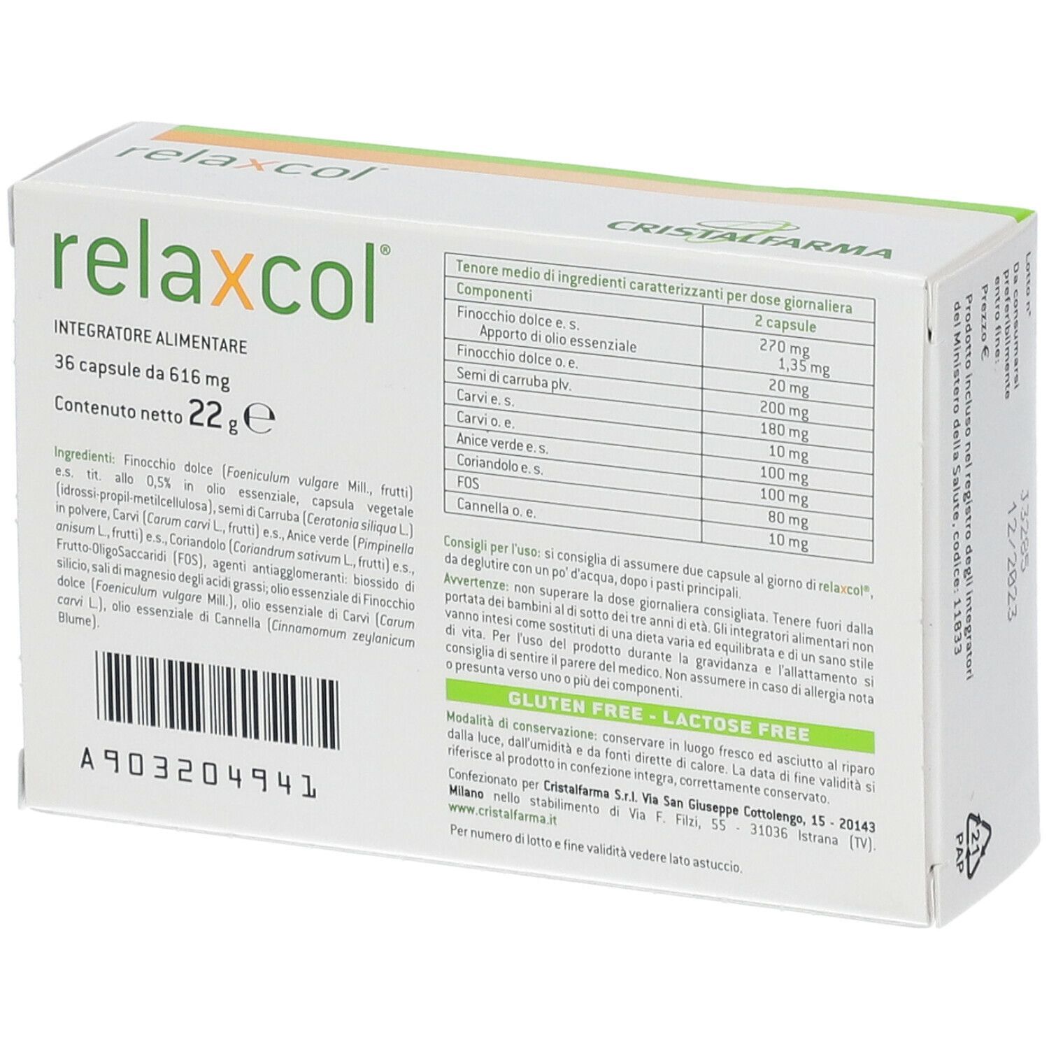 RELAXCOL 36 CAPSULE