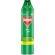 Insetticida Baygon PLUS Spray contro scarafaggi e formiche 400ml