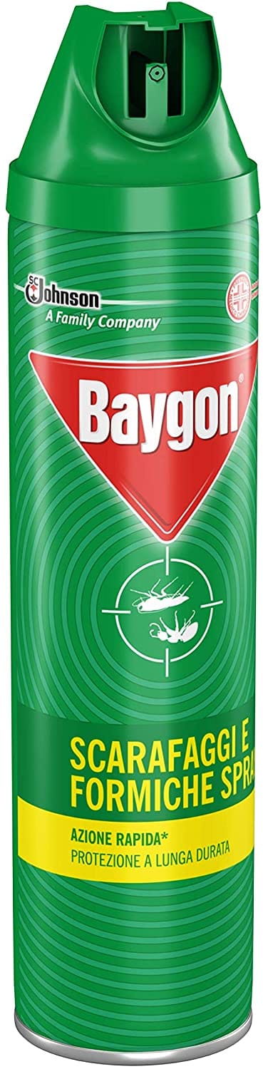INSETTICIDA BAYGON SCARAFAGGI E FORMICHE PLUS SPRAY 400 ML