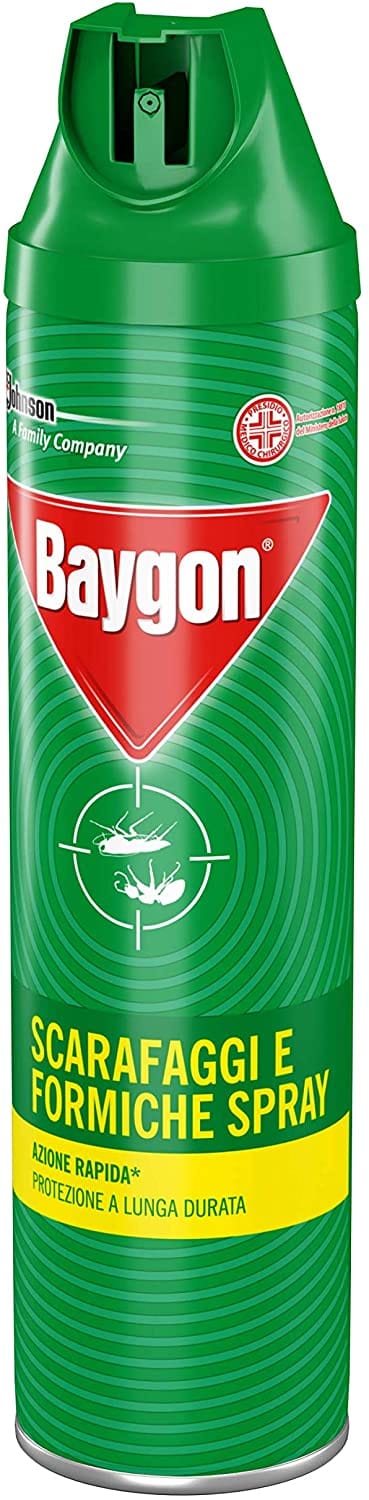 INSETTICIDA BAYGON SCARAFAGGI E FORMICHE PLUS SPRAY 400 ML