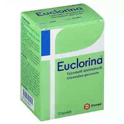 EUCLORINA FAZZOLETTO DISINFETTANTE PER MEDICAZIONE 10 PEZZI