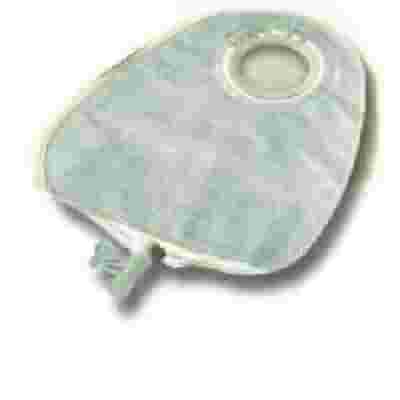 SACCA PER UROSTOMIA RICOPERTA IN TESSUTO NON TESSUTO BIANCO CON VALVOLA DI SCARICO A SCOMPARSA ALTERNA MIO URO MULTICHAMBER SISTEMA A 2 PEZZI FORO 50MM CAPACITA' MAXI 456 30 PEZZI