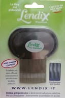 Pettine antipidocchi Lendix Premium in acciaio, atossico
