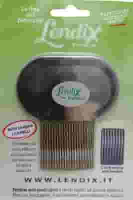 Pettine antipidocchi Lendix Premium in acciaio, atossico