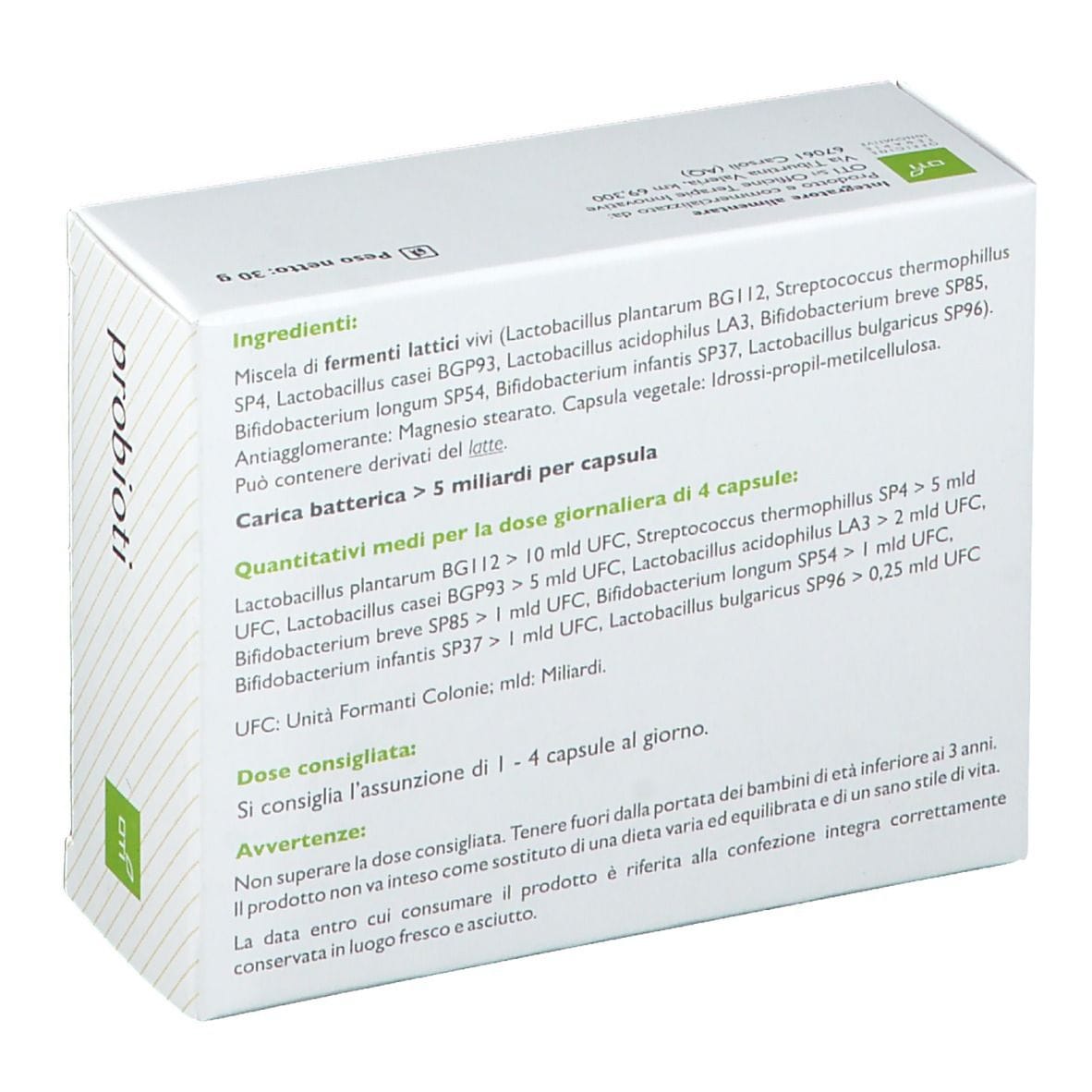 PROBIOTI 60 CAPSULE