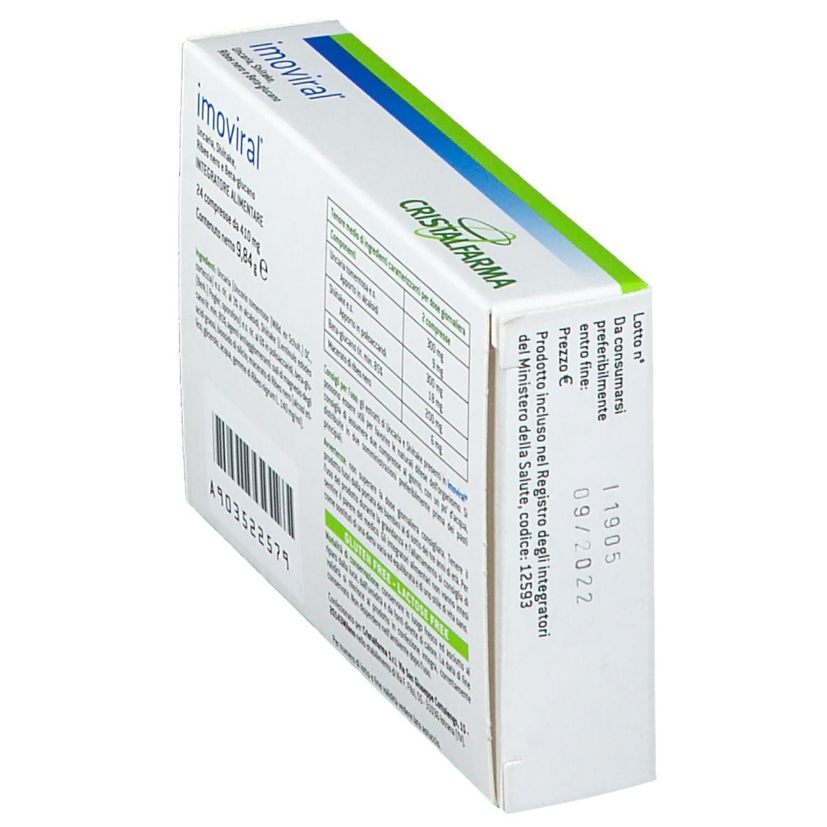 IMOVIRAL 24 COMPRESSE DA 500 MG