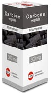 Integratore Carbone Vegetale 300mg, 80 compresse
