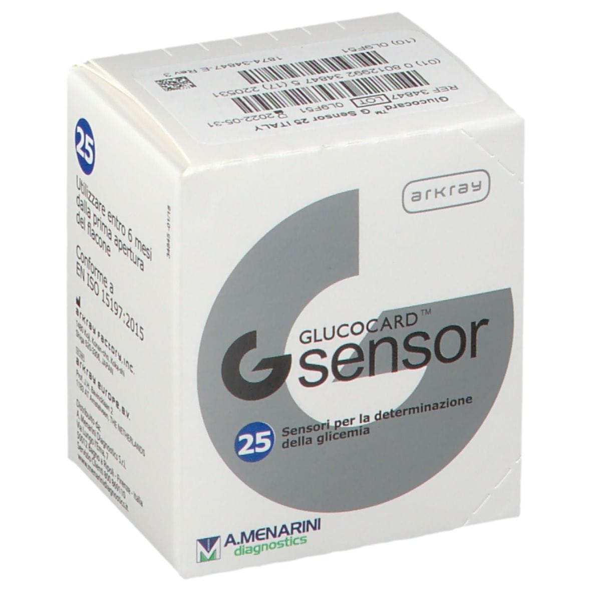 STRISCE MISURAZIONE GLICEMIA GLUCOCARD G SENSOR 25 PEZZI