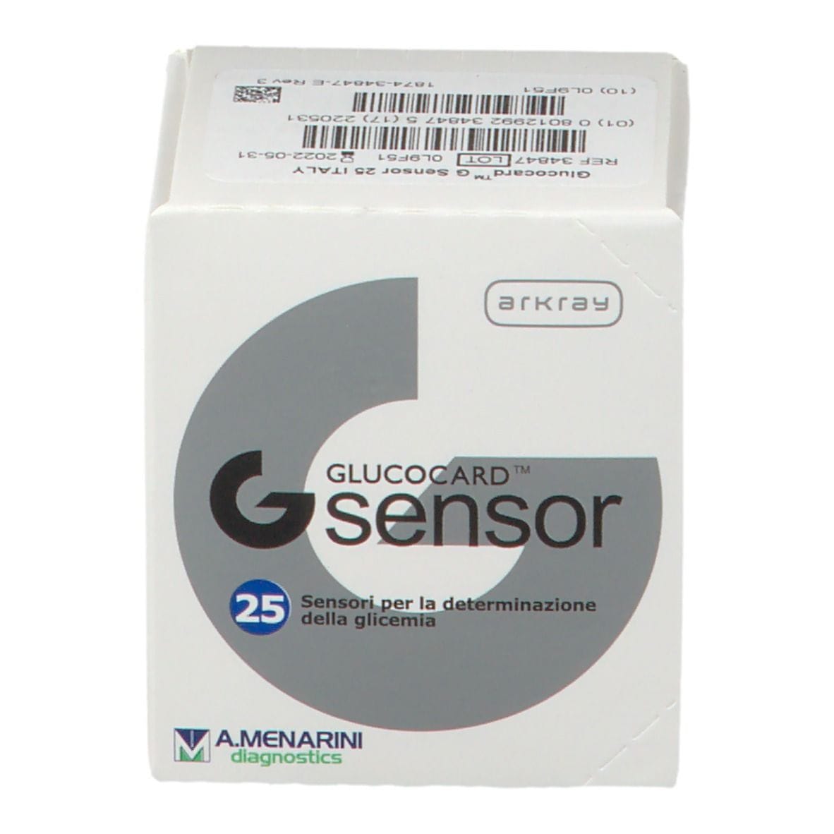 STRISCE MISURAZIONE GLICEMIA GLUCOCARD G SENSOR 25 PEZZI