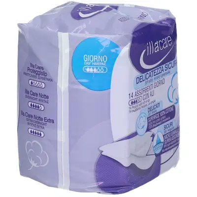 ILLA CARE ASSORBENTE GIORNO 14 PEZZI ILLA CARE ASSORBENTE GIORNO 14 PEZZI