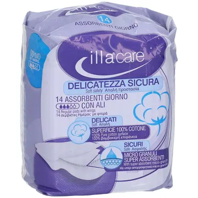 ILLA CARE ASSORBENTE GIORNO 14 PEZZI ILLA CARE ASSORBENTE GIORNO 14 PEZZI