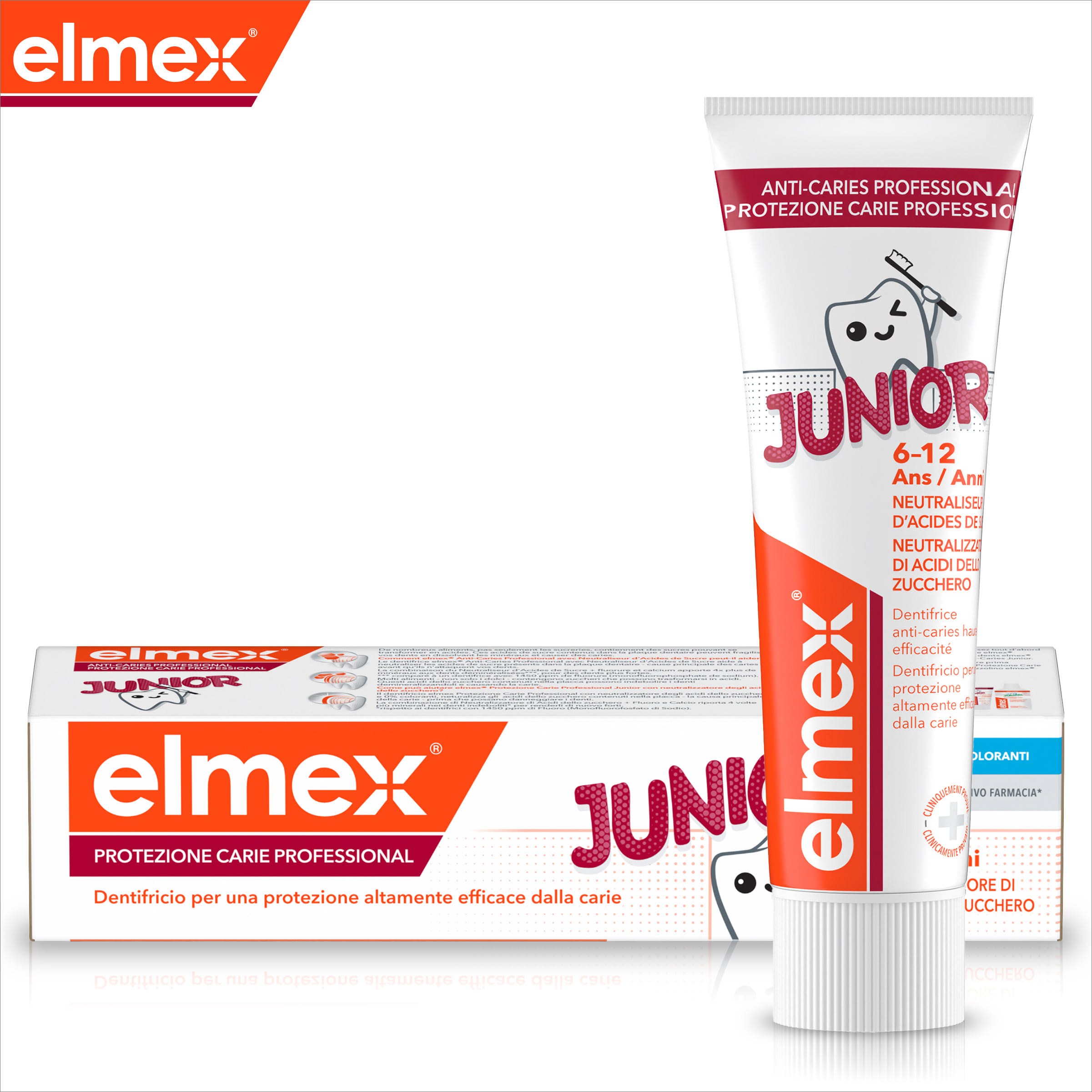 ELMEX JUNIOR PROFESSIONAL DENTIFRICIO 75 ML