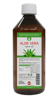 Succo di Aloe Vera 1 litro, emolliente e depurativo