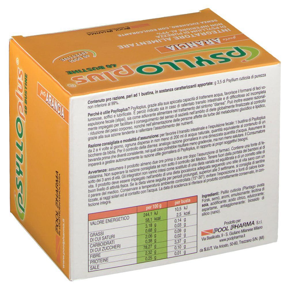 PSYLLO PLUS ARANCIA 40 BUSTINE