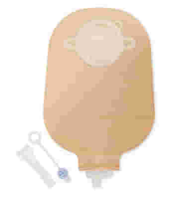 SACCA UROSTOMIA ANATOMICA URO RUBINETTO DI CHIUSURA DI SICUREZZA NOVA 2 43MM 10 PEZZI+1ATTATORE+TAPPINI ESTERNI