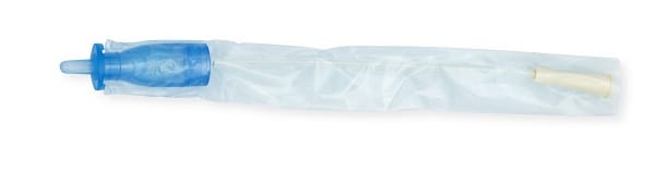 CATETERE MONOUSO AUTOLUBRICANTE ADVANCE PUNTA TIEMANN CH16 LUNGHEZZA 40CM 30 PEZZI