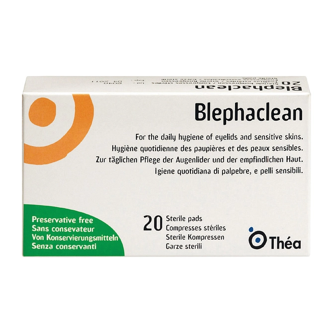 Blephaclean Garze Oculari Sterili A Base Di Acido Ialuronico 20 Pezzi