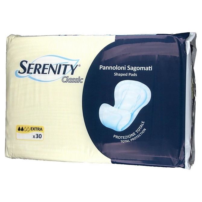 Pannolone Per Incontinenza Serenity Classic Extra In Tessuto Non Tessuto 30 Pezzi
