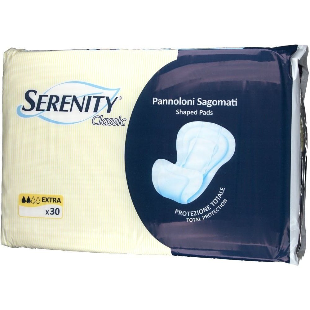 Pannolone Per Incontinenza Serenity Classic Extra In Tessuto Non Tessuto 30 Pezzi