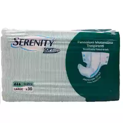 Pannolone Serenity Soft Dry Super taglia Large, 30 pezzi