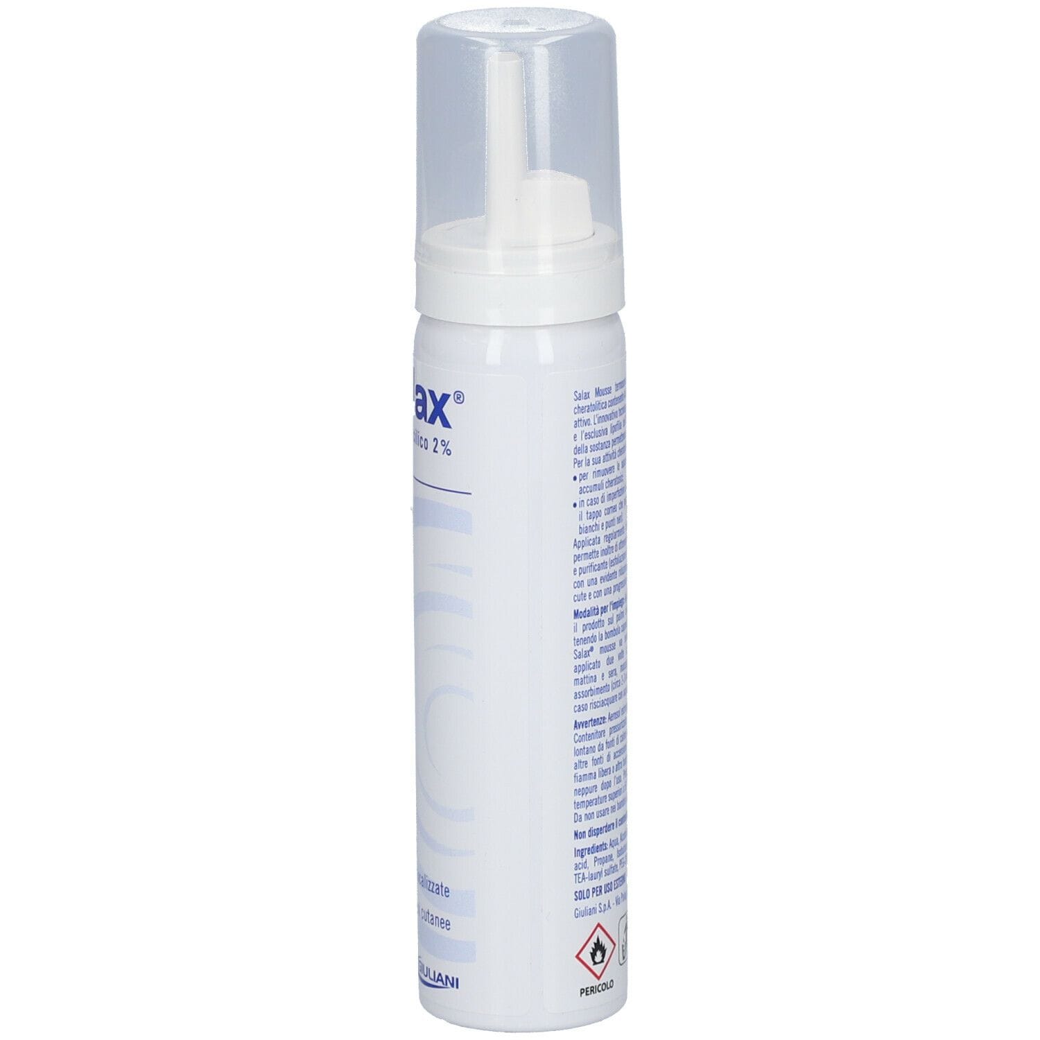 Salax Mousse detergente purificante per pelle, 75ml