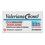 VALERIANA CRONO 135 CON DUOFLAVINA FAST ACTION 30 COMPRESSE