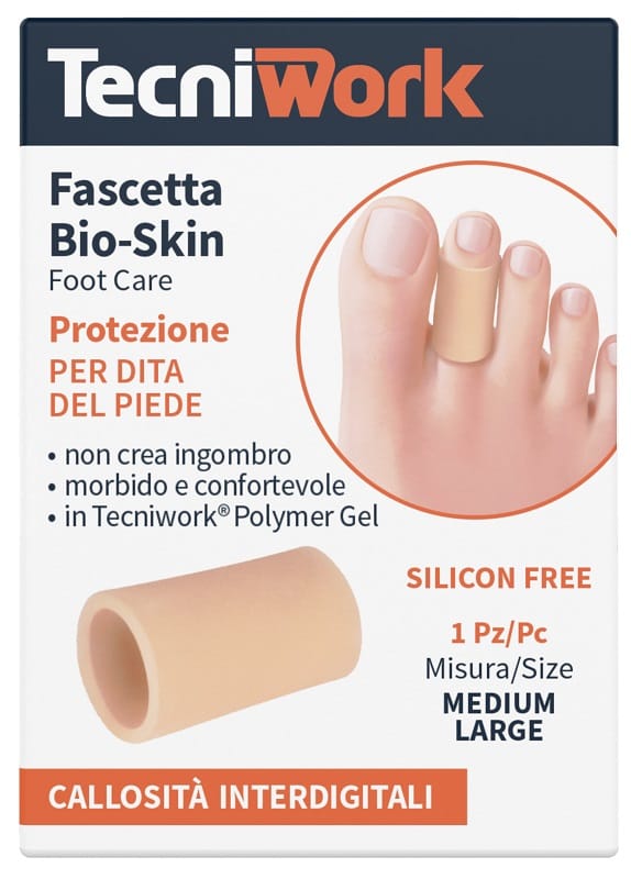 Fascia tubolare Bioskin per dita del piede, taglia M/L