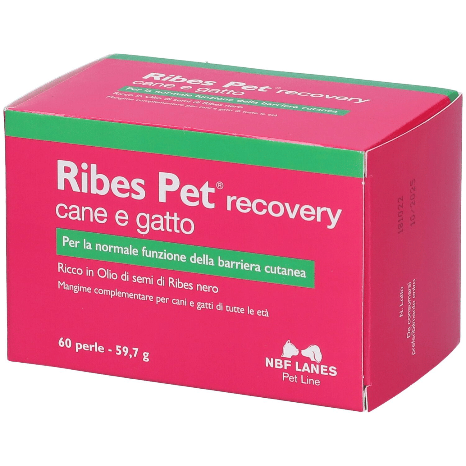 RIBES PET RECOVERY BLISTER 60 PERLE