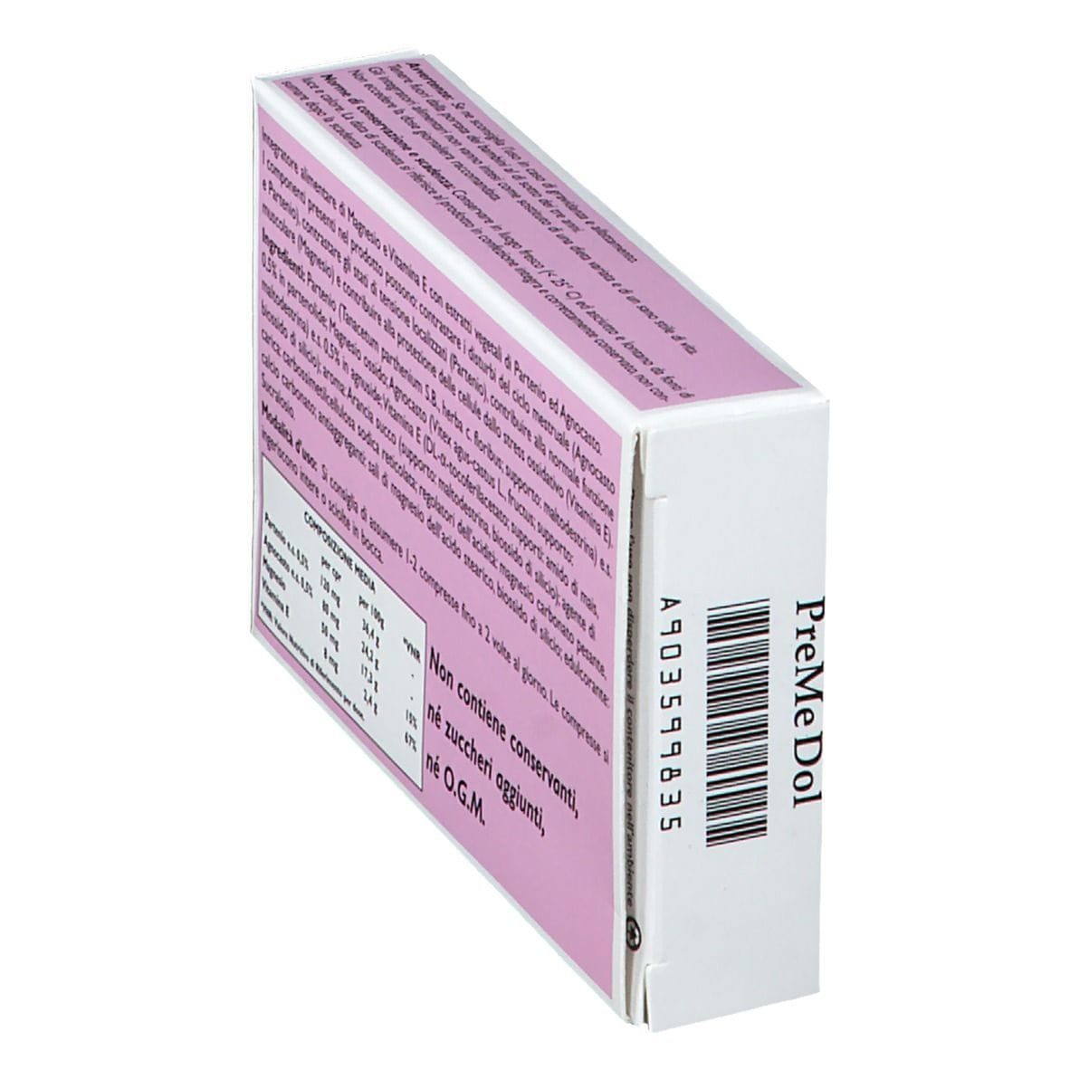 Integratore Premedol 330mg per il ciclo mestruale, 30 compresse