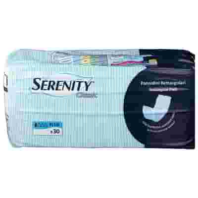 PANNOLONE PER INCONTINENZA FORMATO RETTANGOLARE CON BARRIERA SERENITY 30 PEZZI