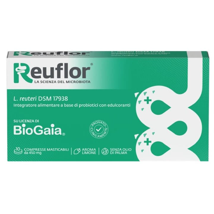 REUFLOR 10 COMPRESSE MASTICABILI AROMA LIMONE