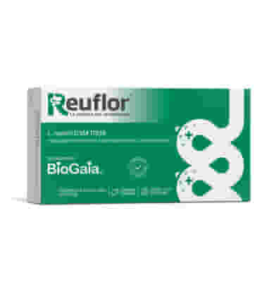 Integratore Reuflor al limone per la flora intestinale, 20 compresse
