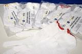 GUANTI IN COTONE COLORE BIANCHI SANICAR 7,5 1 PAIO