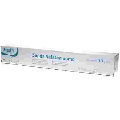 SONDA PER UROLOGIA CON FUSTELLA UOMO PUNTA NELATON LUNGHEZZA 40 CM CH18 30 PEZZI