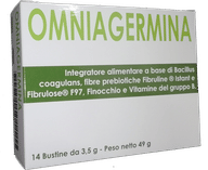 Integratore Omniagermina con probiotici e prebiotici, 12 bustine